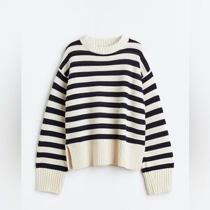 H&M striped knit sweater